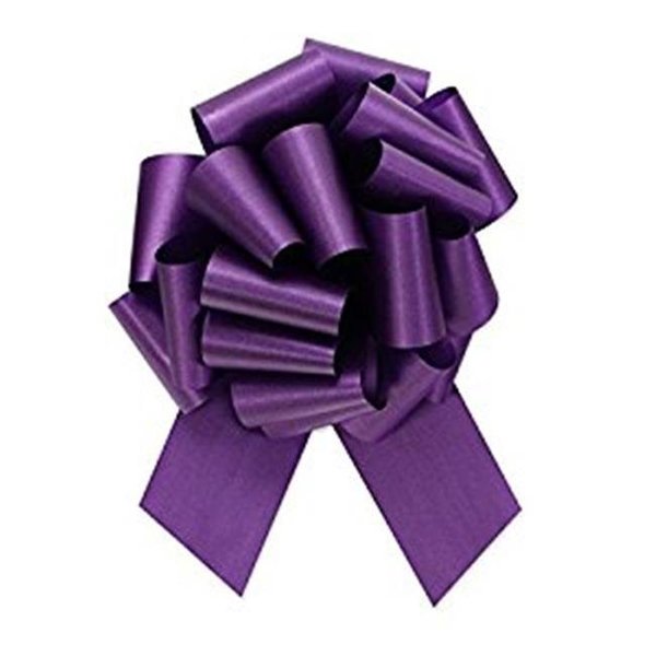 Berwick Offray Berwick Offray 20734 4 in. Pull Gift Bow; Purple 20734